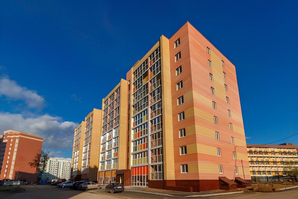 Девятиэтажный жилой дом в 112 микрорайоне г.Череповца