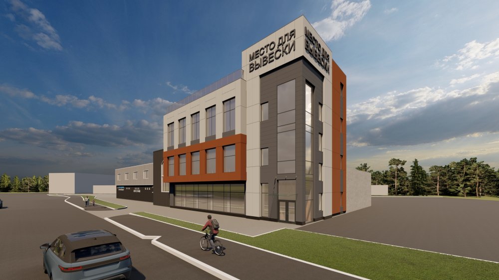 Здание спортивного клуба на ул. Любецкой г.Череповца